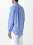 POLO Ralph Lauren custom fit overhemd met stretch blue end-on-end - Thumbnail 4