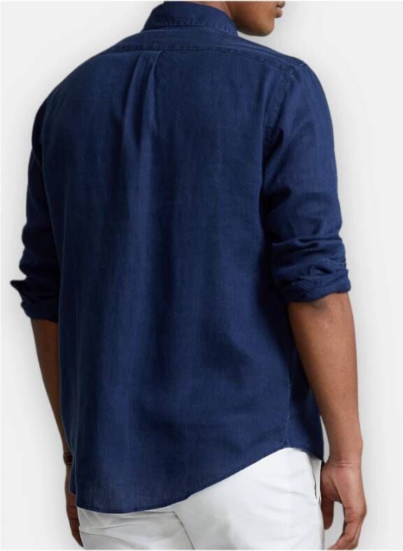 Polo Ralph Lauren Casual Shirts Blauw Heren