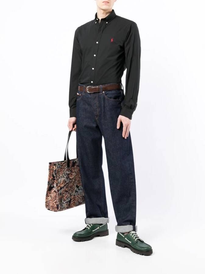 Polo Ralph Lauren Casual overhemd Zwart Heren