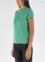 Polo Ralph Lauren Cotton Jersey Crew T-shirt Groen Dames - Thumbnail 5