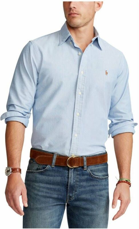 Polo Ralph Lauren Oxford -shirt Blauw Heren