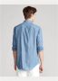 Polo Ralph Lauren Donker Denim Chambray Overhemd Blue Heren - Thumbnail 2