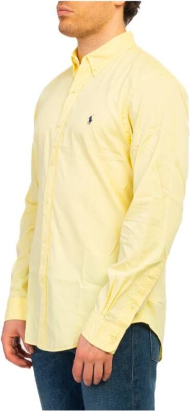 Polo Ralph Lauren Formal Overhemd Geel Heren