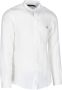 Polo Ralph Lauren Mannen linnen shirt op maat gemaakte lange arm Wit Heren - Thumbnail 3