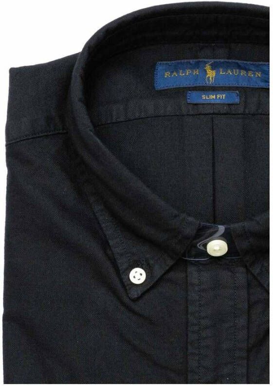 Polo Ralph Lauren Zwarte Button-Down Shirt met Handtekening Pony Black Heren - Foto 6