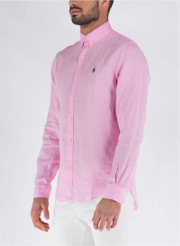 Polo Ralph Lauren Formal Shirts Roze Heren