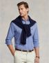 Ralph Lauren Blauwe Oxford Katoenen Overhemd Slim Fit Blue Heren - Thumbnail 10
