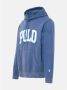 Polo Ralph Lauren Polo Logo Fleece Hoodie Blauw Heren - Thumbnail 2