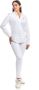 Polo Ralph Lauren Witte Katoenen Damesoverhemd met Geborduurde Pony White Dames - Thumbnail 3