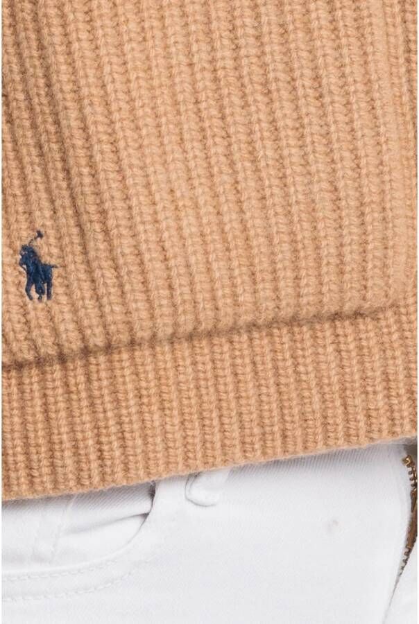 Polo Ralph Lauren Langemouw Cardigan Brown Dames