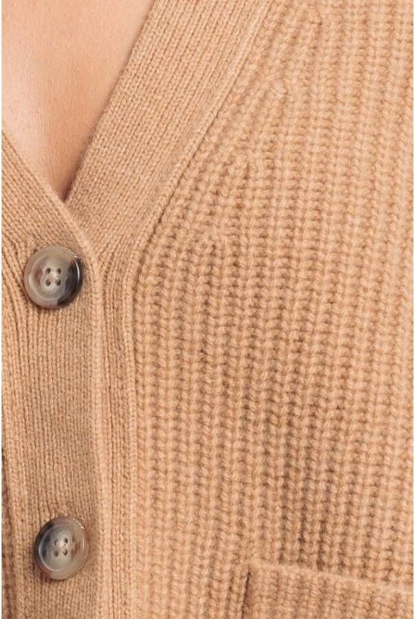 Polo Ralph Lauren Langemouw Cardigan Brown Dames