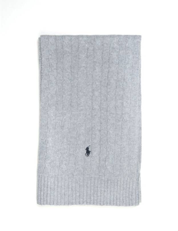 Polo Ralph Lauren Large ribbed scarf Grijs Heren