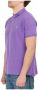 Polo Ralph Lauren Custom Slim Fit Katoenen Polo Purple Heren - Thumbnail 3