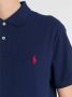 Ralph Lauren Klassieke Donkerblauwe Katoenen Polo met Rood Logo Borduurwerk Blauw Heren - Thumbnail 4