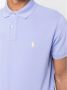 Polo Ralph Lauren Polo shirt met logo borduursel en geribbelde kraag en manchetten Blue Heren - Thumbnail 8