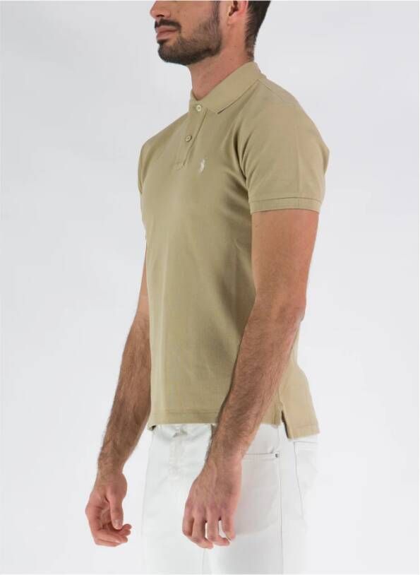 Polo Ralph Lauren Polo Shirts Beige Heren