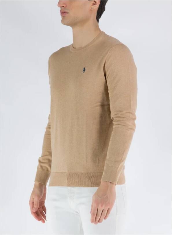 Polo Ralph Lauren Pre-owned Knitwear Sweatshirt Beige Heren