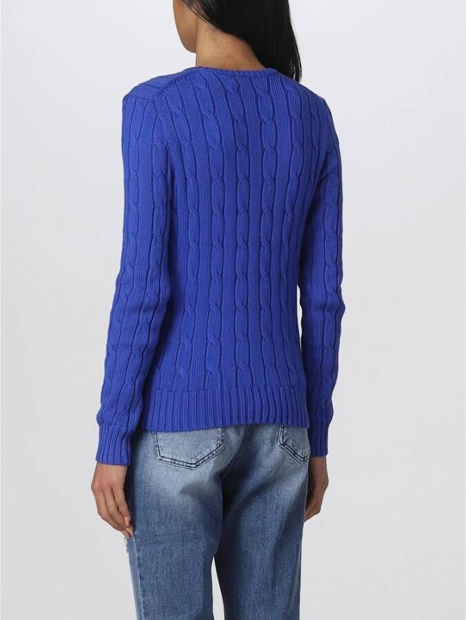 Polo Ralph Lauren Round-neck Knitwear Blauw Dames