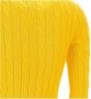 Polo Ralph Lauren Katoenen kabelgebreide trui met ronde hals Yellow Dames - Thumbnail 4