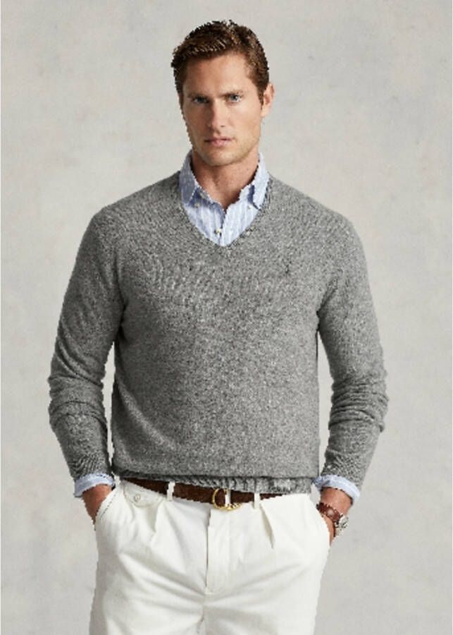 Polo Ralph Lauren Ronde hals gekweek Grijs Heren