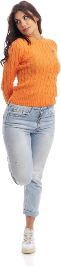 Polo Ralph Lauren Trui met ronde hals Oranje Dames