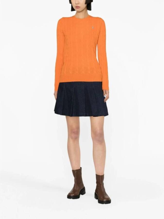 Polo Ralph Lauren Round-neck Knitwear Oranje Dames