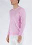 Polo Ralph Lauren Gebreide Trui met Contrasterend Borduursel Pink Heren - Thumbnail 2