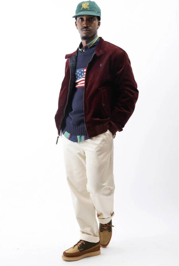Polo Ralph Lauren Ruby Cord Gevoerde Jas Rood Heren
