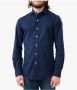 Polo Ralph Lauren Blauw Katoenen Italiaanse Kraag Shirt Blue Heren - Thumbnail 4
