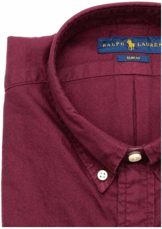 Polo Ralph Lauren Overhemd Rood Heren