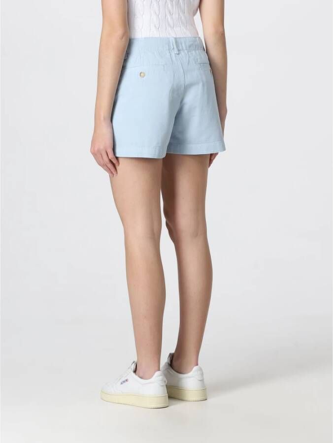 Polo Ralph Lauren Short Shorts Blauw Dames