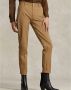 Polo Ralph Lauren Slim Fit Chino Broek met Hoge Taille Beige Dames - Thumbnail 4