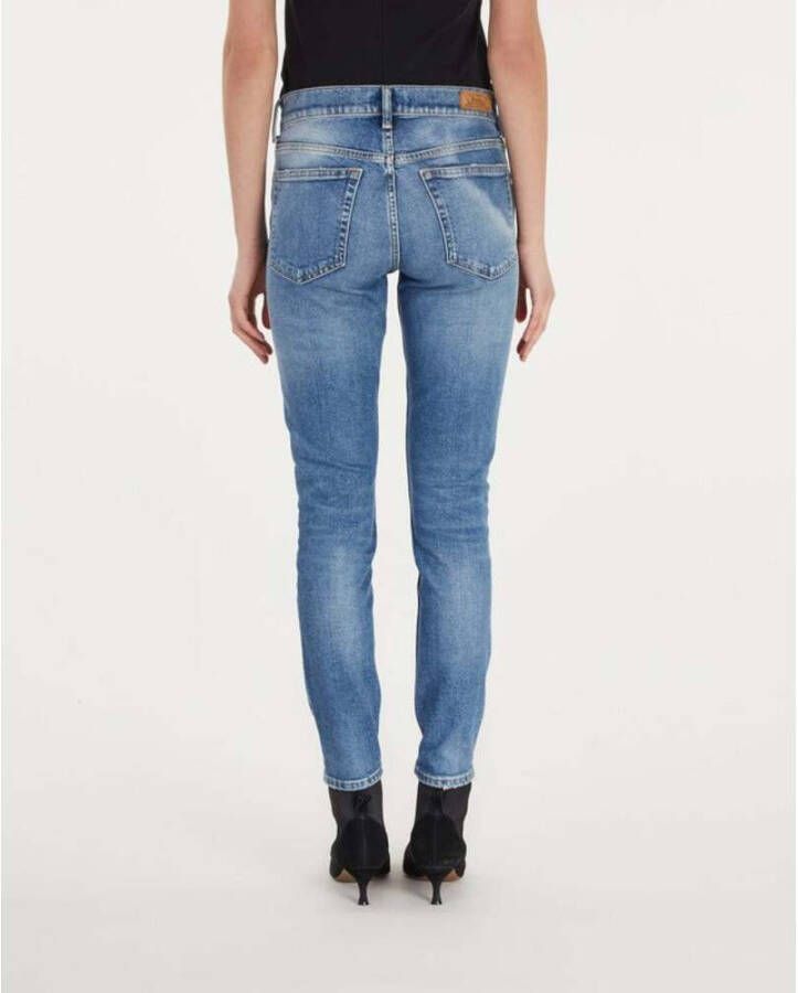 Polo Ralph Lauren Straight Jeans Blauw Dames