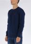 Polo Ralph Lauren Logo Borduurwerk Sweatshirt in Zacht Katoenblend Jersey Blue - Thumbnail 3