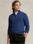 Polo Ralph Lauren Wollen Demi-Zip Sweater Blue Heren - Thumbnail 1