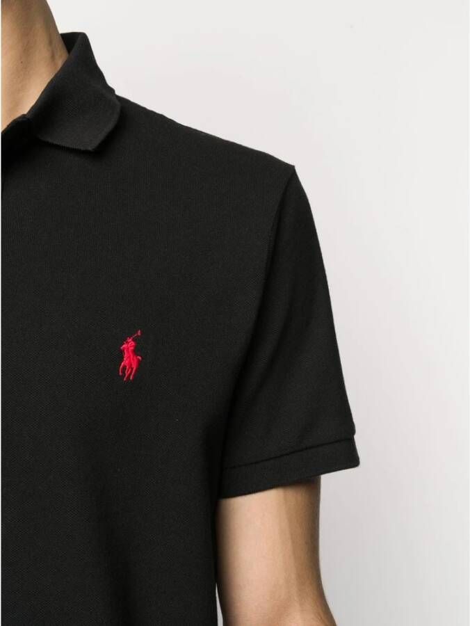 Polo Ralph Lauren T-shirts and Polos Black Zwart Heren