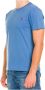 Polo Ralph Lauren Custom Slim Fit T-shirt Zwart Marl Heather Blue Heren - Thumbnail 5