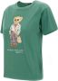 Ralph Lauren Polo Bear Groene T-Shirt voor Vrouwen Groen Dames - Thumbnail 4