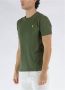 Polo Ralph Lauren Donkergroene Custom Slim Fit Jersey Crewneck T-Shirt Green Heren - Thumbnail 10