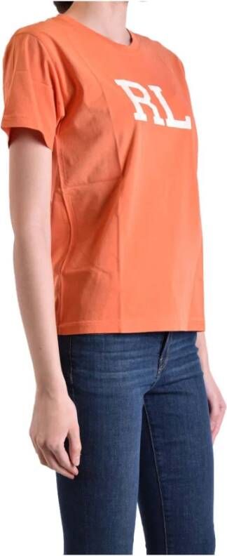 Polo Ralph Lauren T-Shirts Oranje Dames