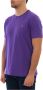 Polo Ralph Lauren Paarse stropdas T-shirt met geborduurd logo Purple Heren - Thumbnail 6
