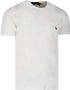 Polo Ralph Lauren Geborduurd Logo Ivoor Katoenen T-shirt White Heren - Thumbnail 4
