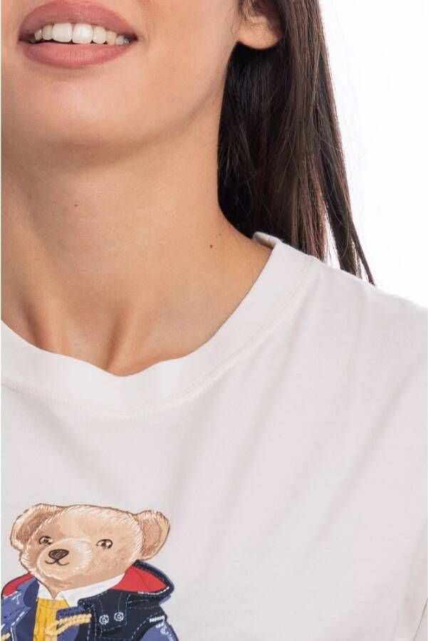 Polo Ralph Lauren TGL Bear T-Shirt White Dames