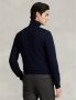 POLO Ralph Lauren fijngebreide wollen coltrui met logo hunter navy - Thumbnail 9