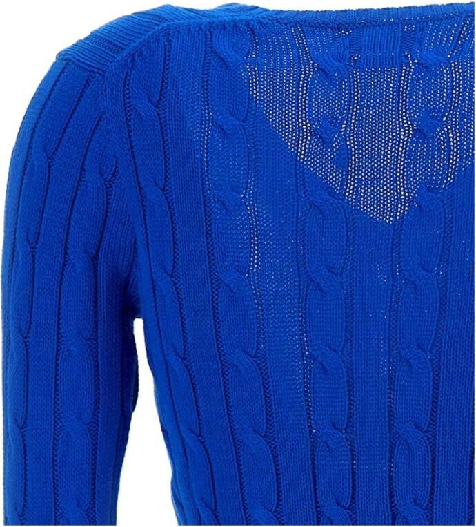 Polo Ralph Lauren V-neck Knitwear Blauw Dames