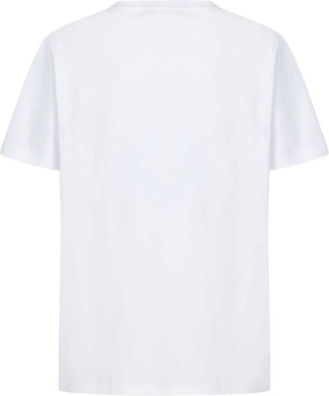 Polo Ralph Lauren Witte Ribgebreide T-shirts en Polos met Polo Bear Grafisch Wit Heren
