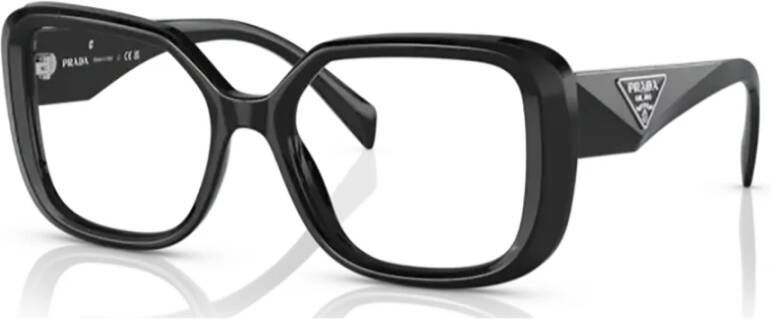 Prada Zwarte Ss23 Dames Optische Brillen Zwart Dames