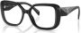 Prada Stijlvolle Zwarte Brillenmontuur Model PR 10Zv Black Unisex - Thumbnail 4