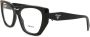 Prada Stijlvolle Pr18Wv-S-Ab1O1 Bril voor Vrouwen Black Unisex - Thumbnail 6