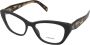 Prada Upgrade je bril met stijlvolle Pr19Wv-S-Ab1O1 kattenoogbrillen Black Unisex - Thumbnail 2